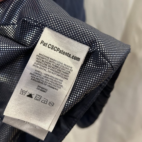 Columbia Mighty Lite Hooded Jaket Women's Size M Blue Omni Shield Heat Coat - Picture 7 of 7